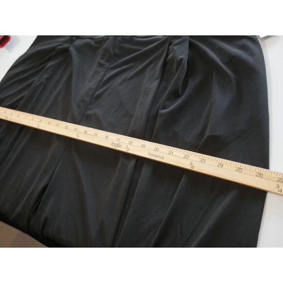 Calvin Klein Women's Plus Black Pleated Belted Cropped Wide Leg Pants 2X - Picture 5 of 9